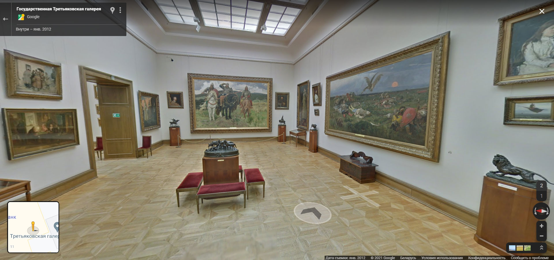 Виртуальное путешествие в Третьяковскую галерею Москвы