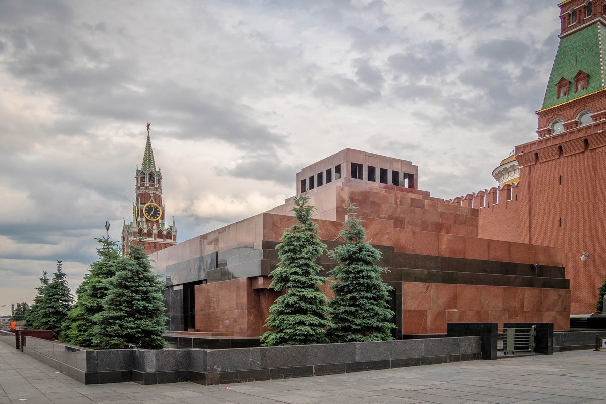 Вид Мавзолея Ленина на Красной площади