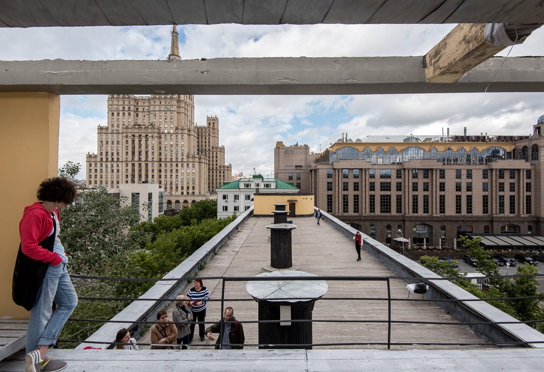 Крыша Наркомфина в Москве
