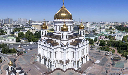 Храм Христа Спасителя и панорамы Москвы