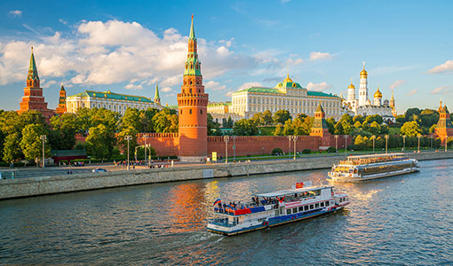 Экскурсия по Центральному маршруту на кораблике по Москве-реке