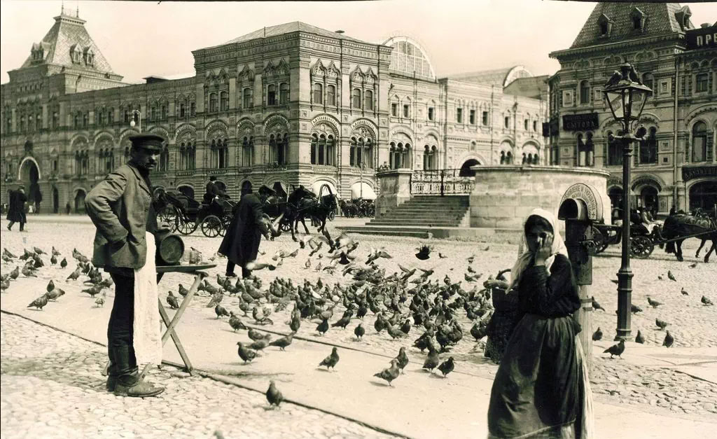 Лобное место на Красной площади в 1909 году
