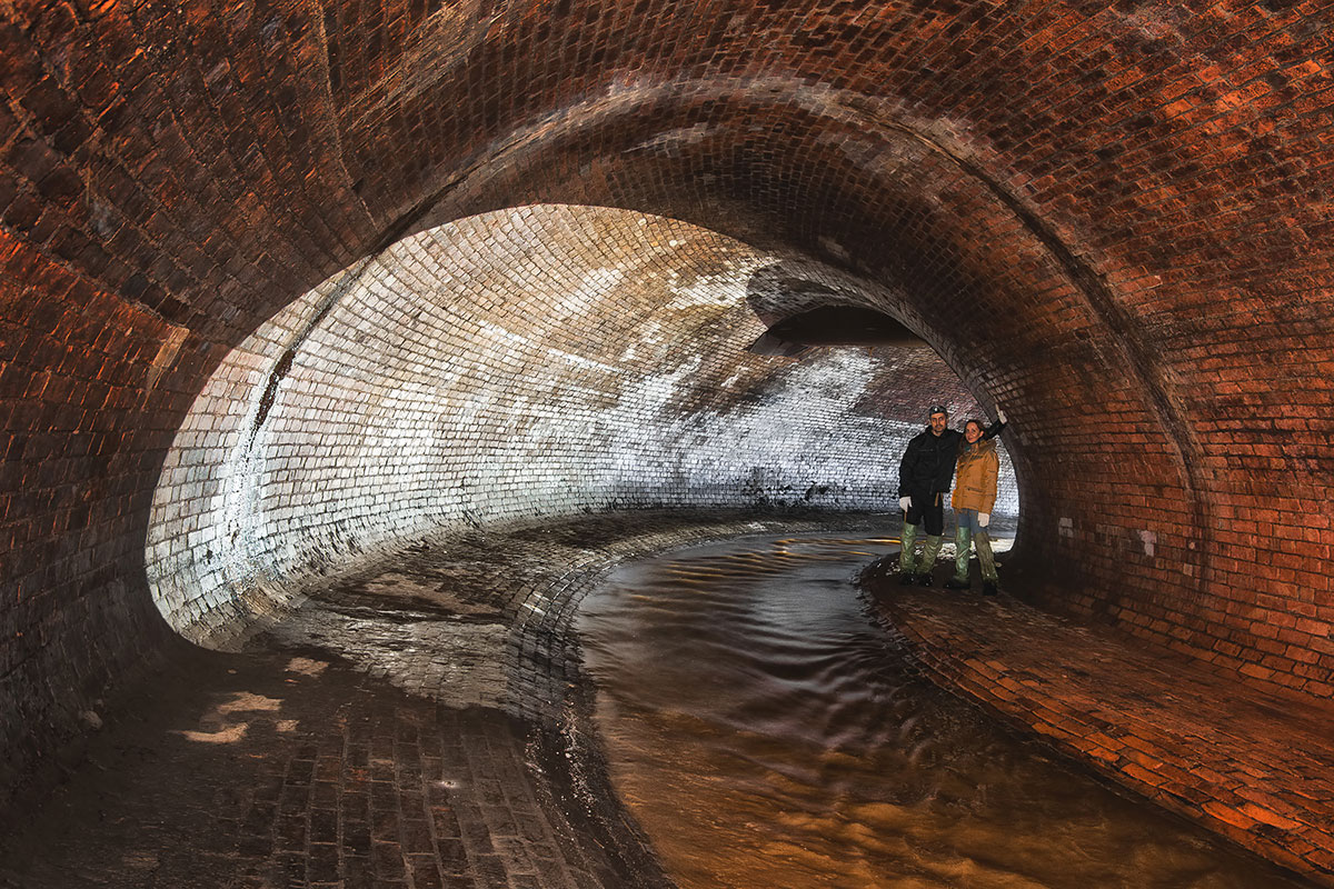 Прогулка с диггером по подземной реке Неглинке