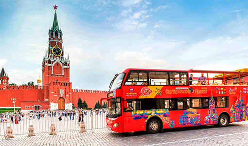 Экскурсия на двухэтажном автобусе в Москве