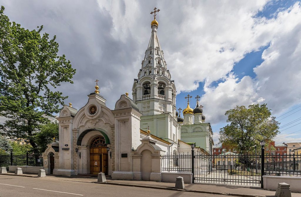 церковь Спаса Преображения на Песках на Арбате в Москве