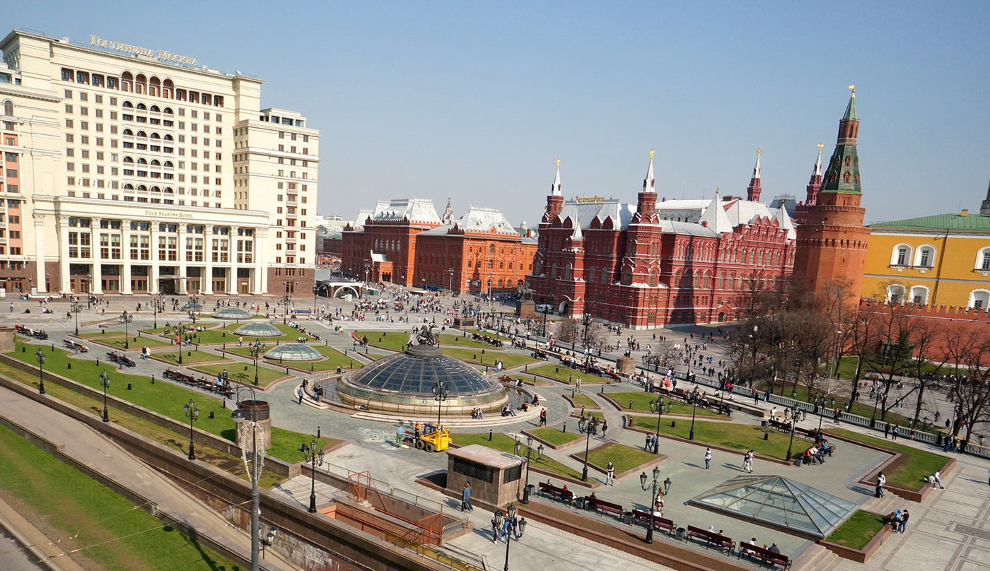 Манежная площадь в Москве