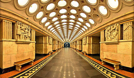 Экскурсия по метро Москвы - Станция Сталинская: секреты имперского наследия СССР