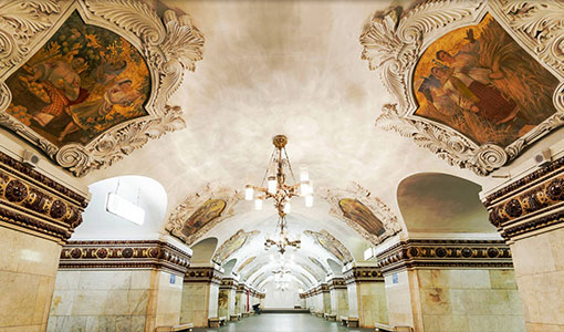 Экскурсия по метро Москвы - Под семью холмами: самые красивые центральные станции метро