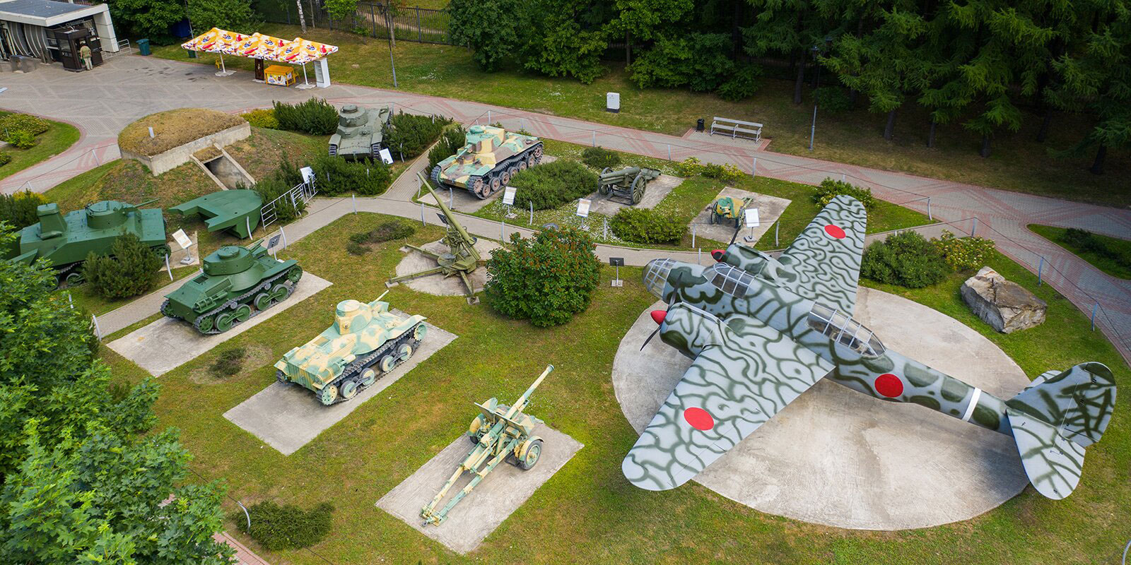 Выставка военной техники музея Г.О.Р.А. на Поклонной горе в Москве