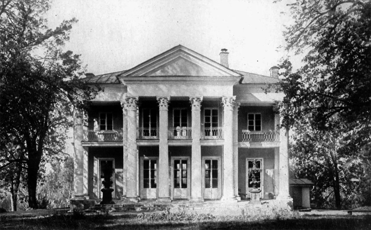 Летний дом графа А. Г. Орлова в Нескучном саду, фотография 1900 - 1914 год