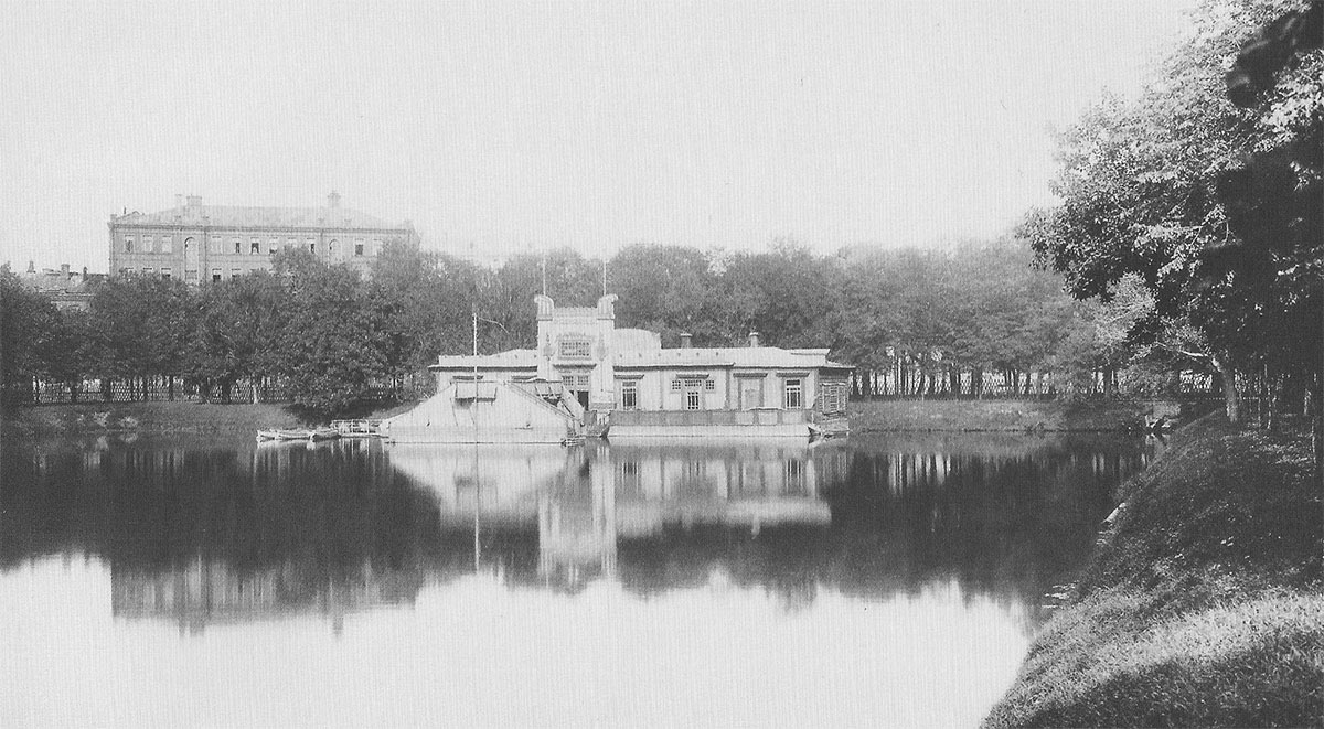 Патриаршие пруды в Москве, фотография 1913 года