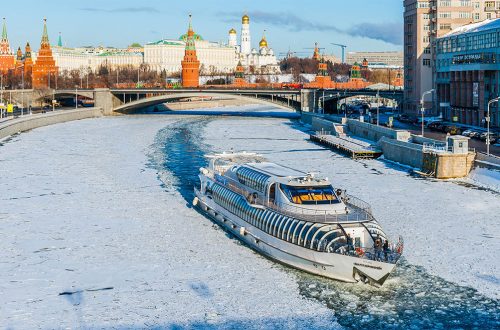 Прогулки по Москва-реке зимой