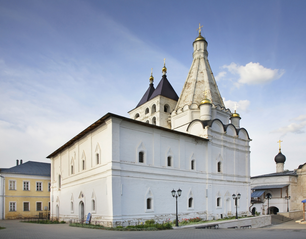 Church,Of,St.,George,Victorious,At,Vvedensky,Vladychny,Convent,In