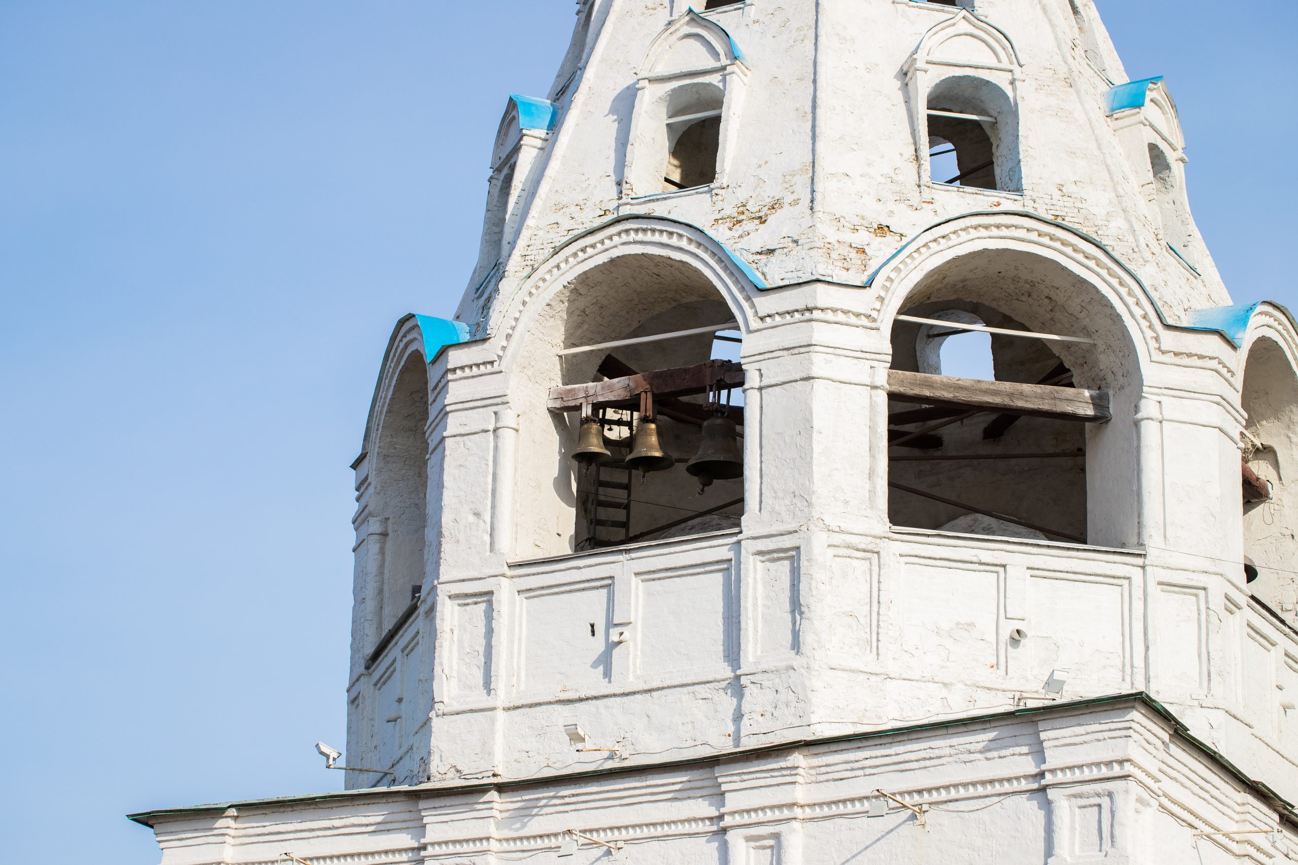 Bells,Of,Shatrovaya,Bell,Tower,On,Cathedral,Square,In,Kolomna,