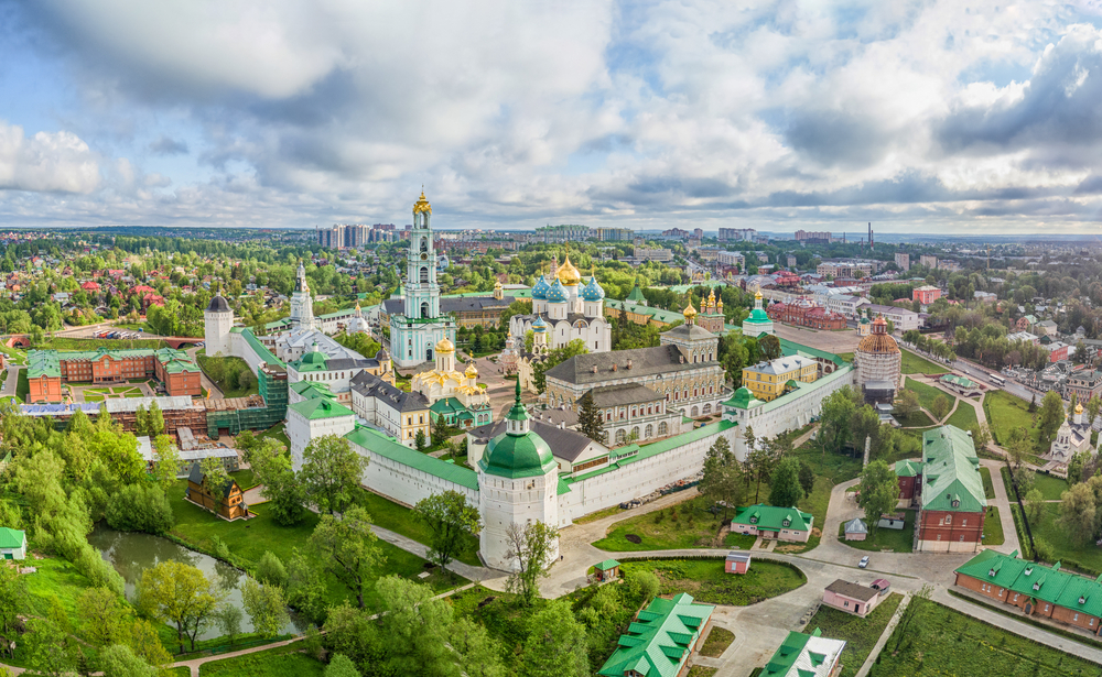 Trinity,Lavra,Of,St.,Sergius,-,Panoramic,Aerial,View,In