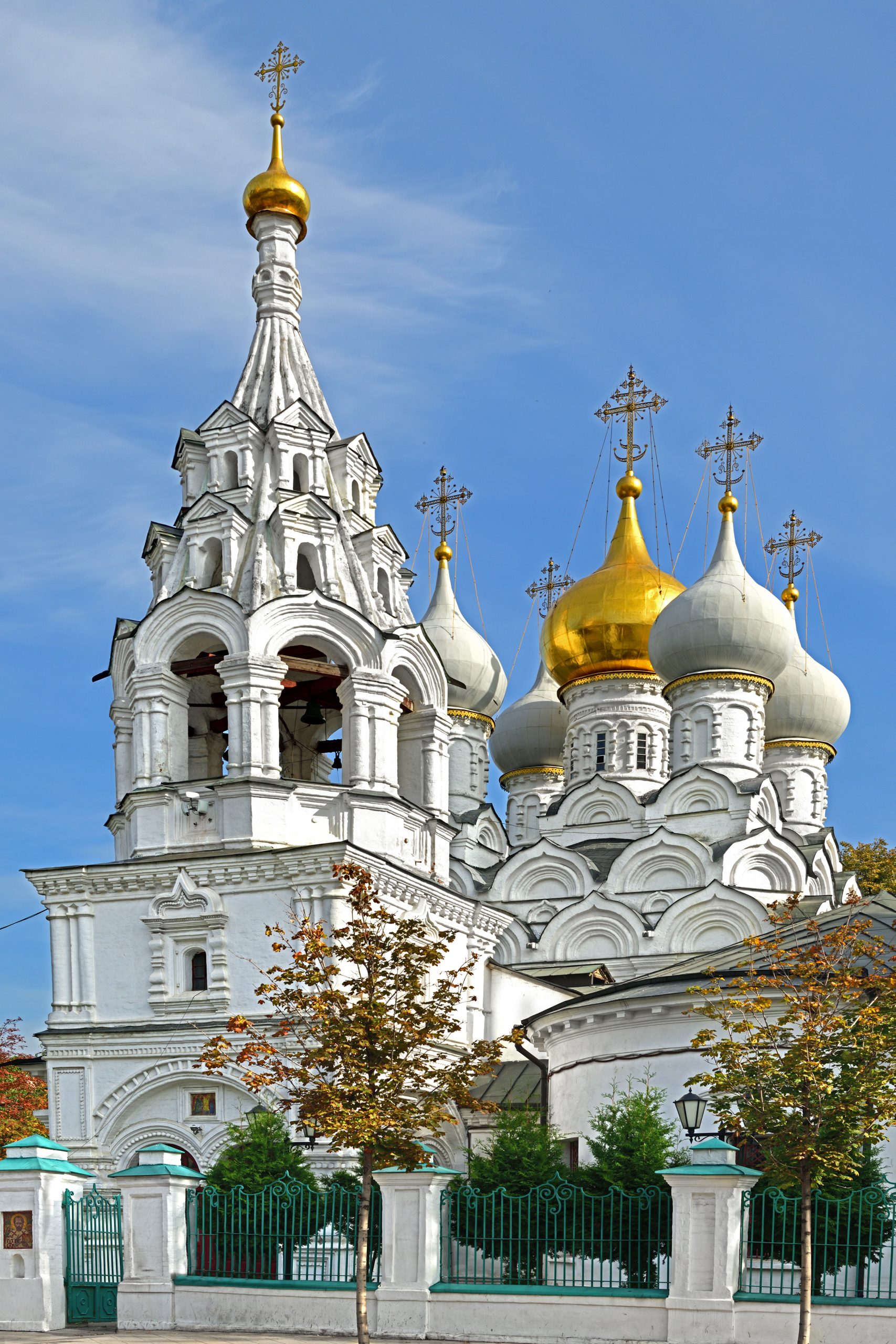 Snow-white,Church,Of,St.,Nicholas,Of,Pyzhi,(17th,Century).,Moscow,