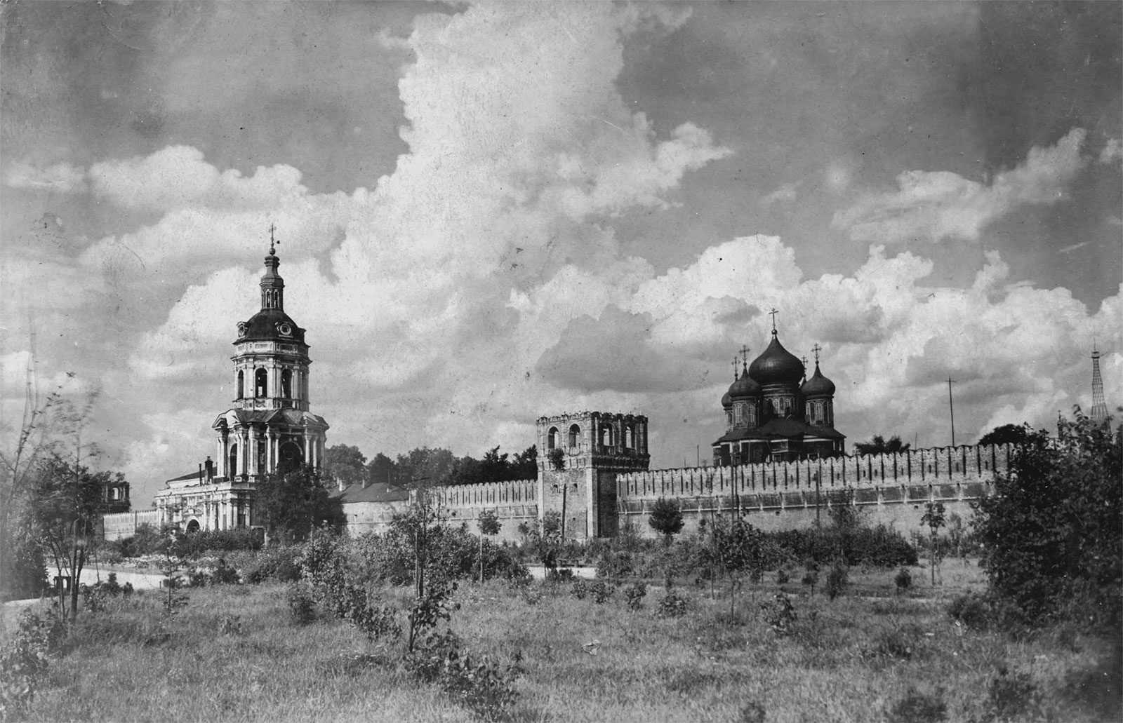 Донской монастырь в Москве, фотография 1923-1930 год