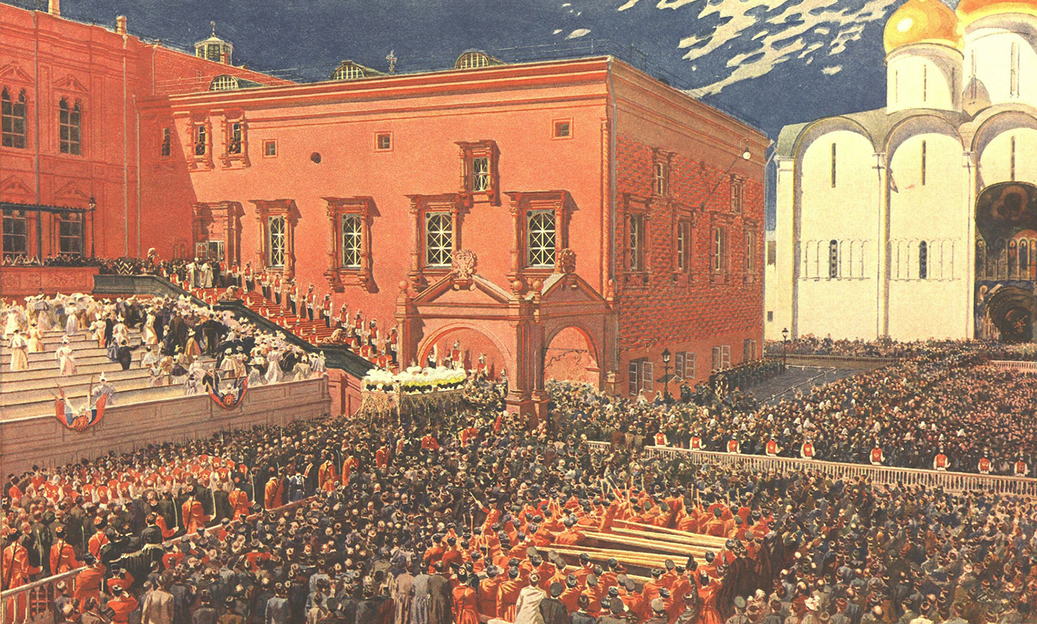 "Поклон с Красного крыльца народу" , художник А. Рябушкин, 1896 год