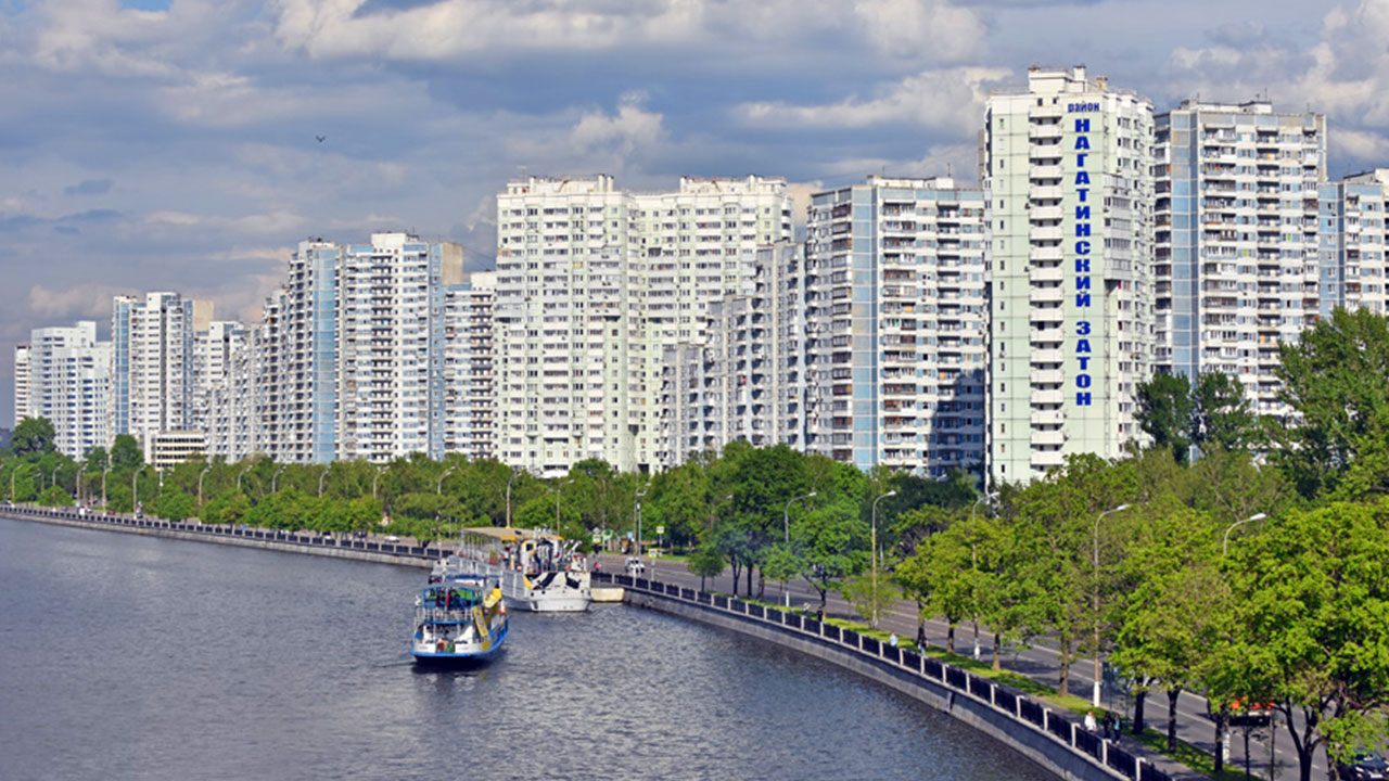 Нагатинский затон москва фото