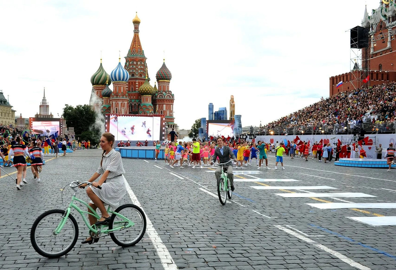 Празднование Дня города Москвы на Красной площади