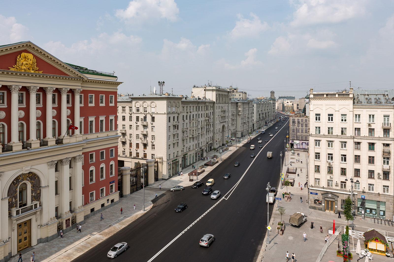 Вид главной улицы Москвы