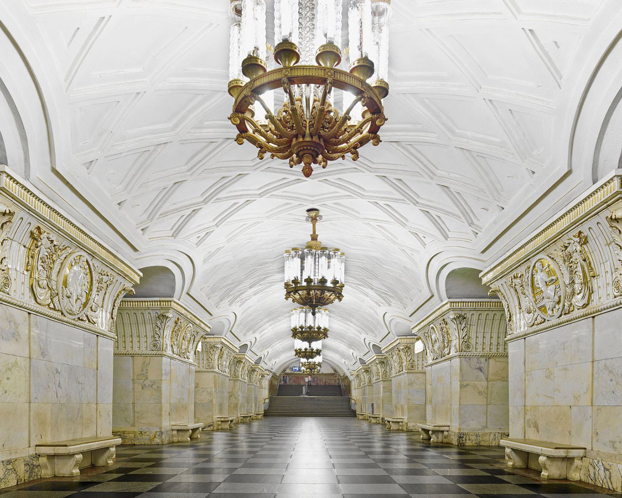 Станция метро «Проспект Мира» в Москве