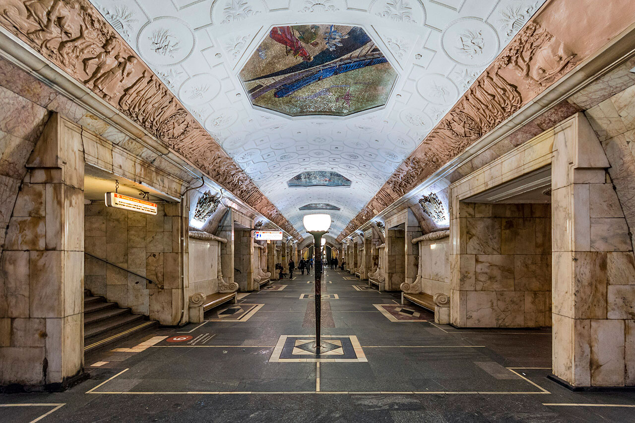Станция метро «Новокузнецкая» в Москве