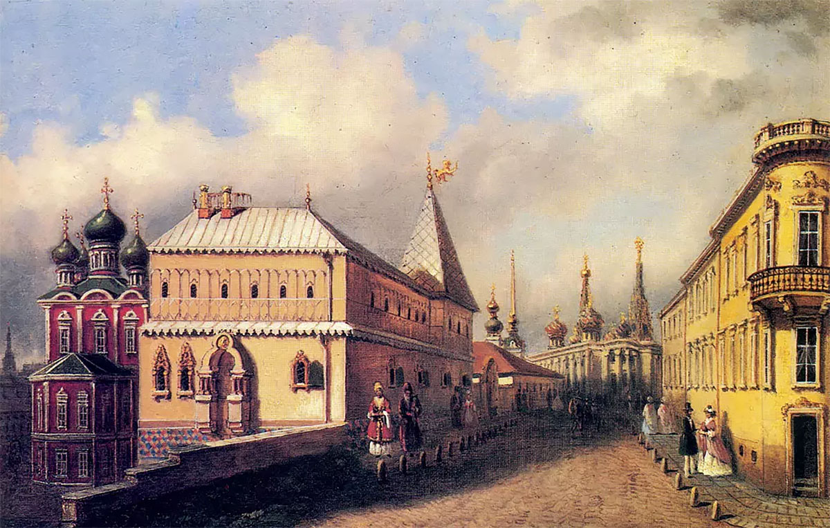 Палаты бояр Романовых на Варварке, 1859-1865 г.