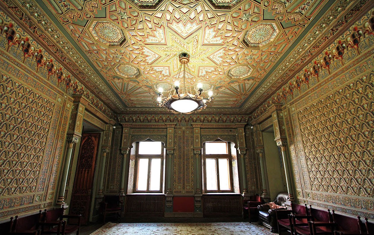Курительная комната особняка Н.Д. Стахеева в Москве