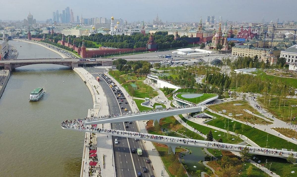 Парк «Зарядье» в Москве