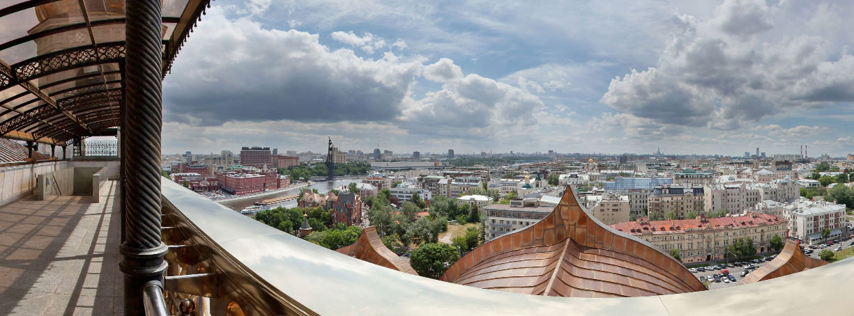 Смотровая храма Христа Спасителя в Москве