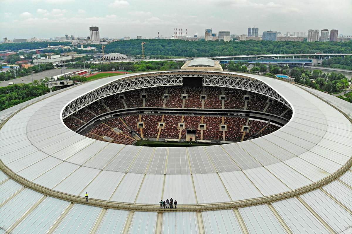 Смотровая площадка на крыше стадиона «Лужники»