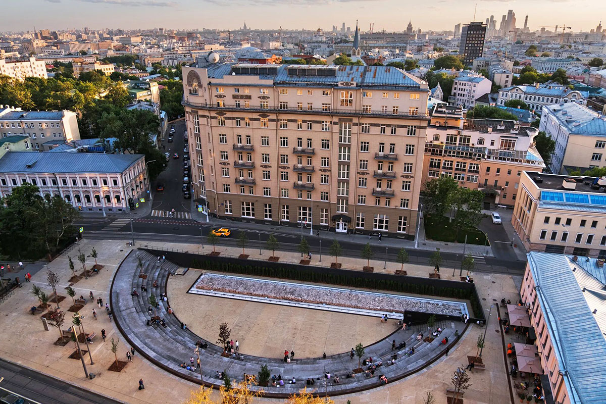 Хохловская площадь в Москве