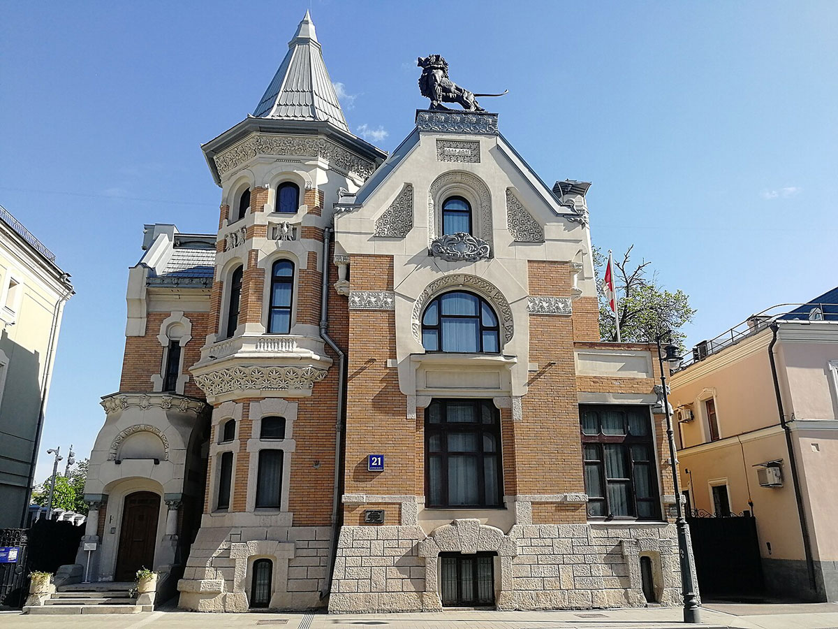 Особняк А.И. Кекушевой на Остоженке в Москве