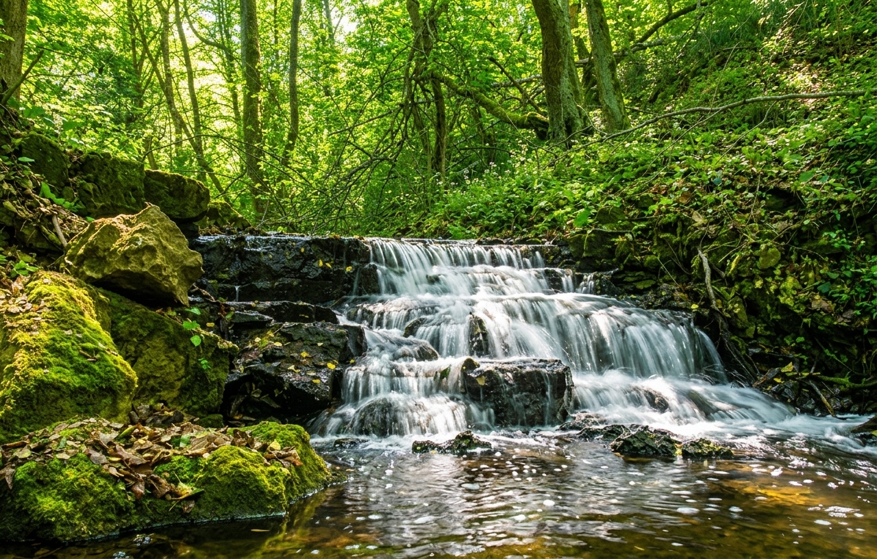 Водопады на реке Гремухе